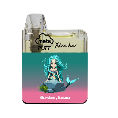 การออกแบบสี 10 กล่องรูปทรงรีฟิลบาร์ Vape พร้อมตาข่ายม้วนและถังใหญ่